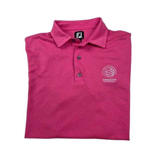 Foot Joy Bridgestone Invitational Performance Polo 100% polyester Mens Large - Picture 1 of 8